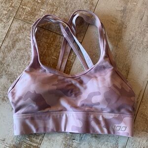 Lorna Jane Pink Camo Sports Bra
